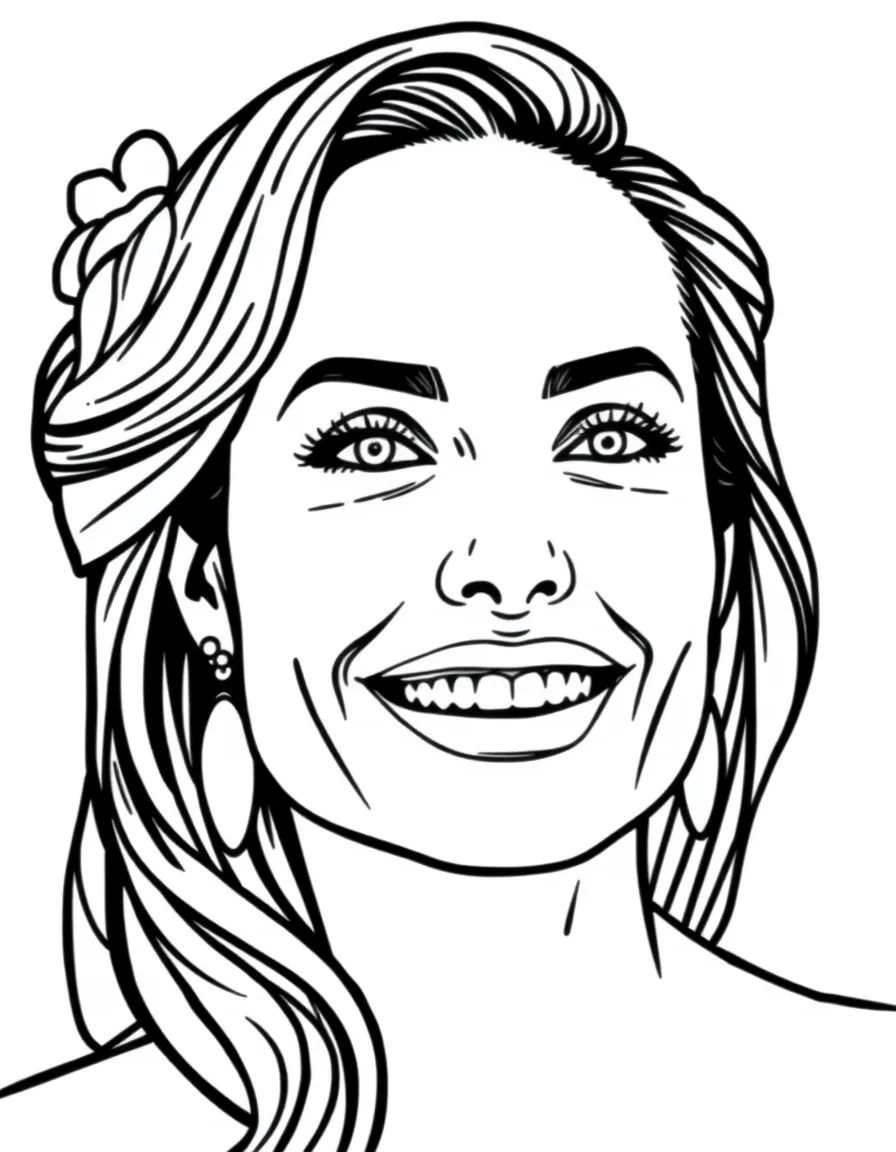 Angelina Jolie smiling kindly