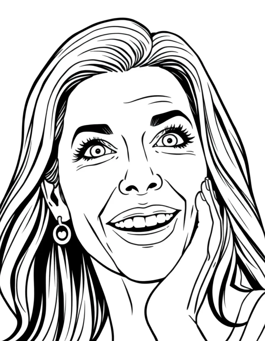 Sandra Bullock with a happy, surprised look