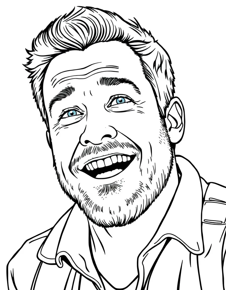 Chris Pratt with a playful look