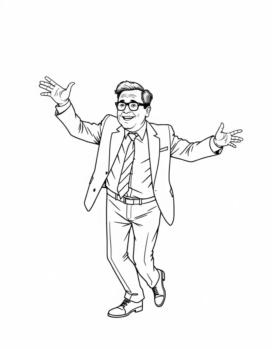 Steve Carell doing a funny dance