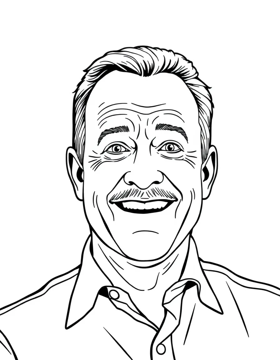 Tom Hanks with a friendly wave and smile