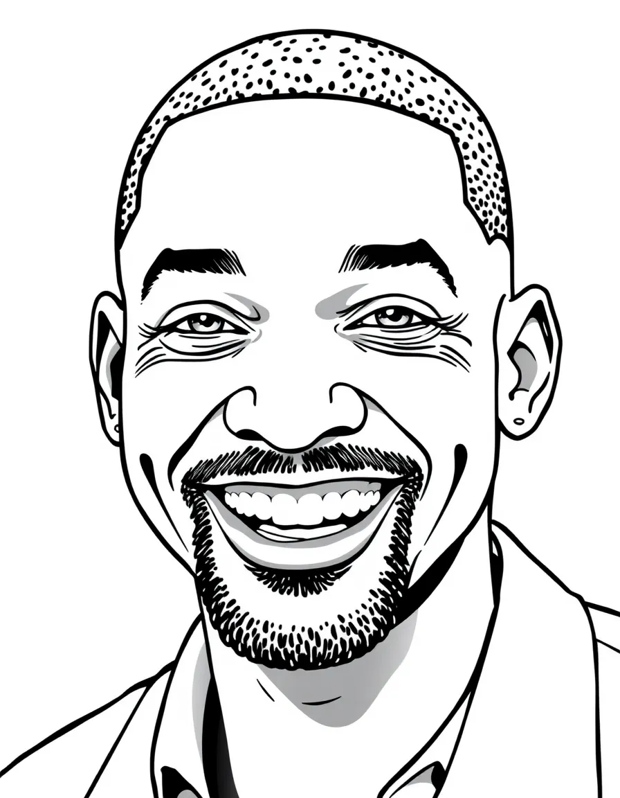 Will Smith with a happy, confident smile