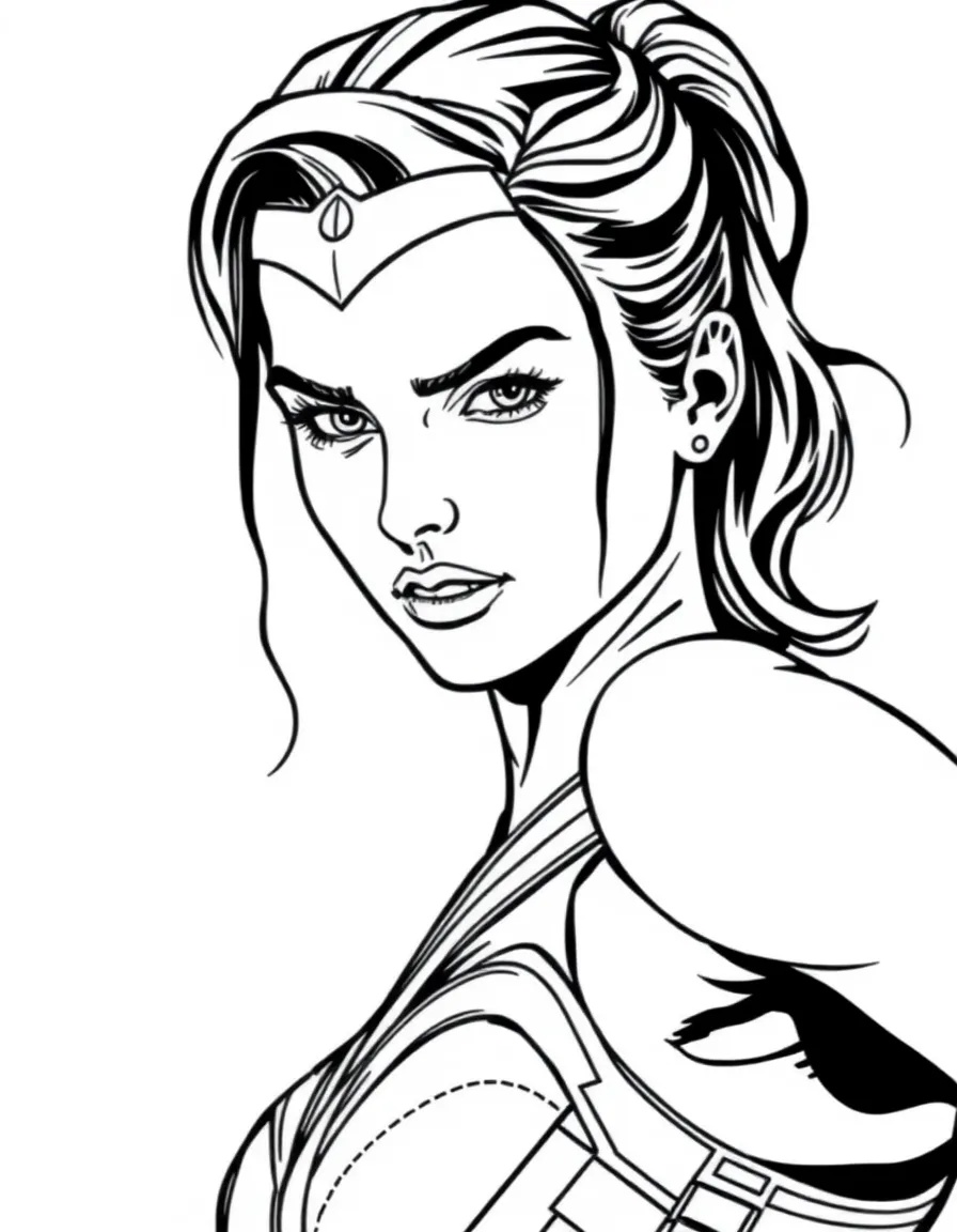 Gal Gadot looking strong and kind