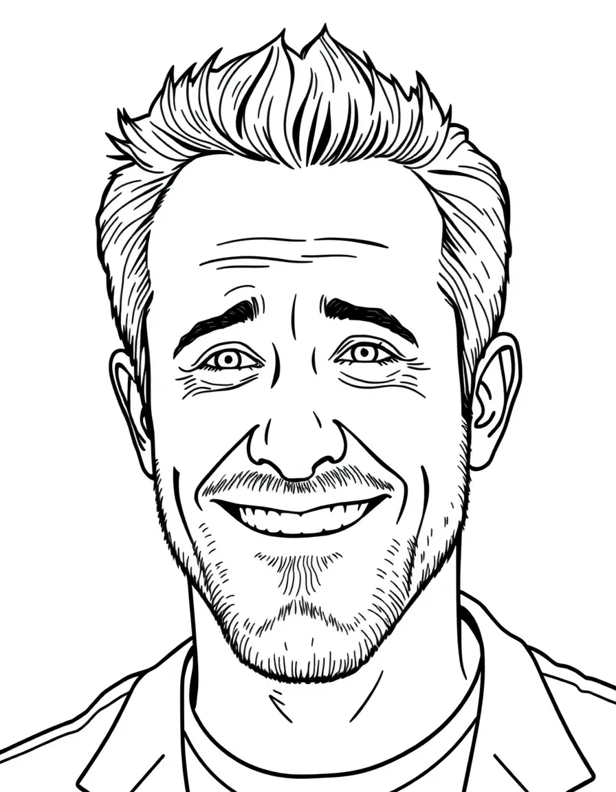 Ryan Reynolds making a silly face for a photo