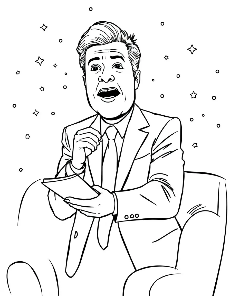 Conan O'Brien telling a funny story