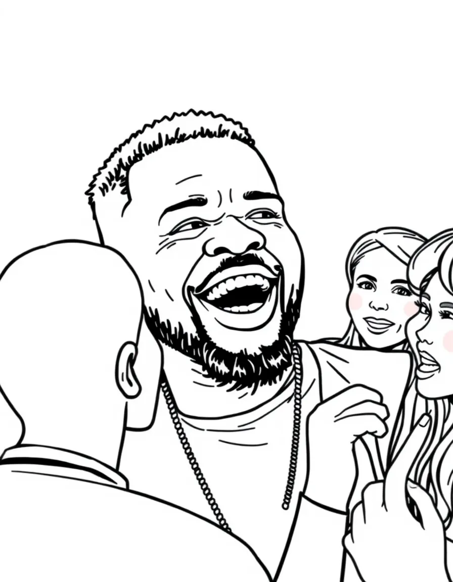 Kevin Hart making everyone laugh