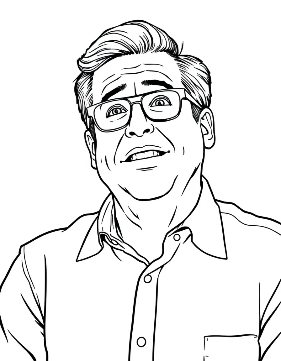 Steve Carell telling a funny joke