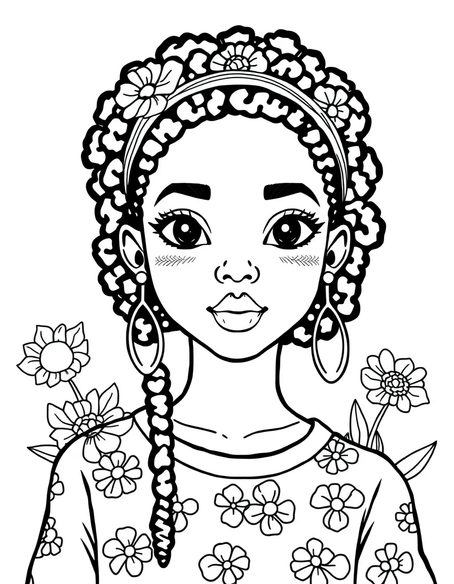 African American girl