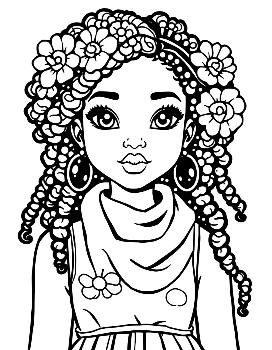 African American girl