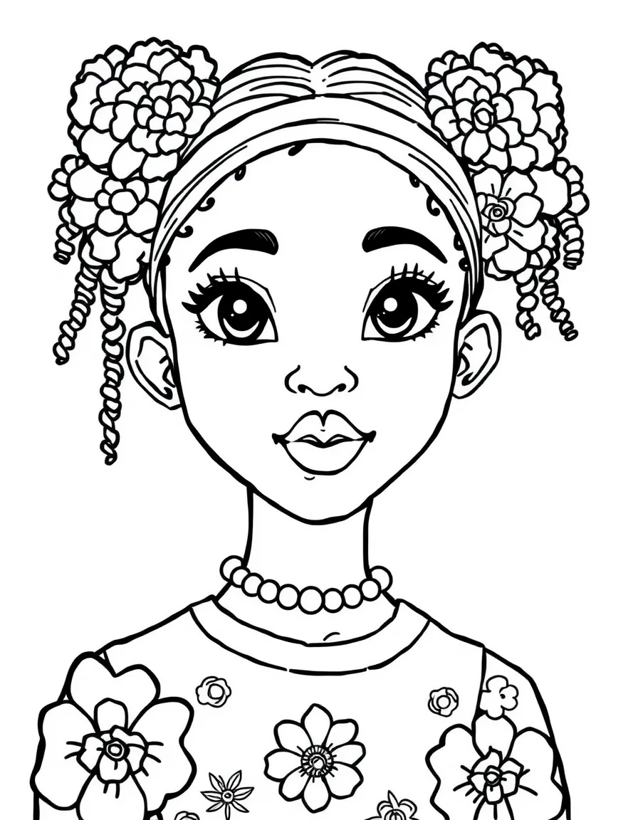 African American girl