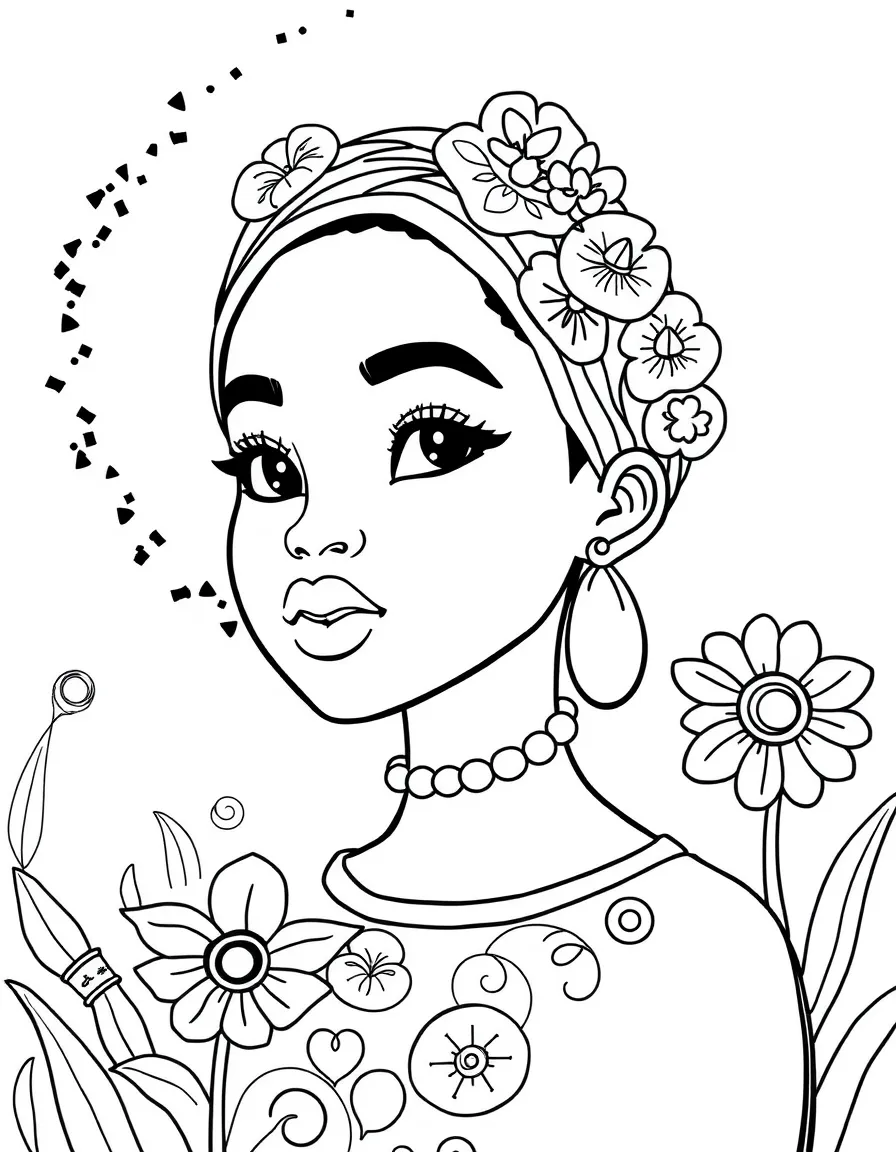 African American girl