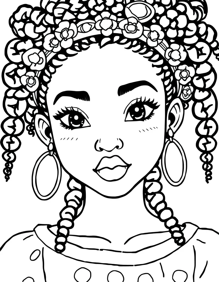 African American girl