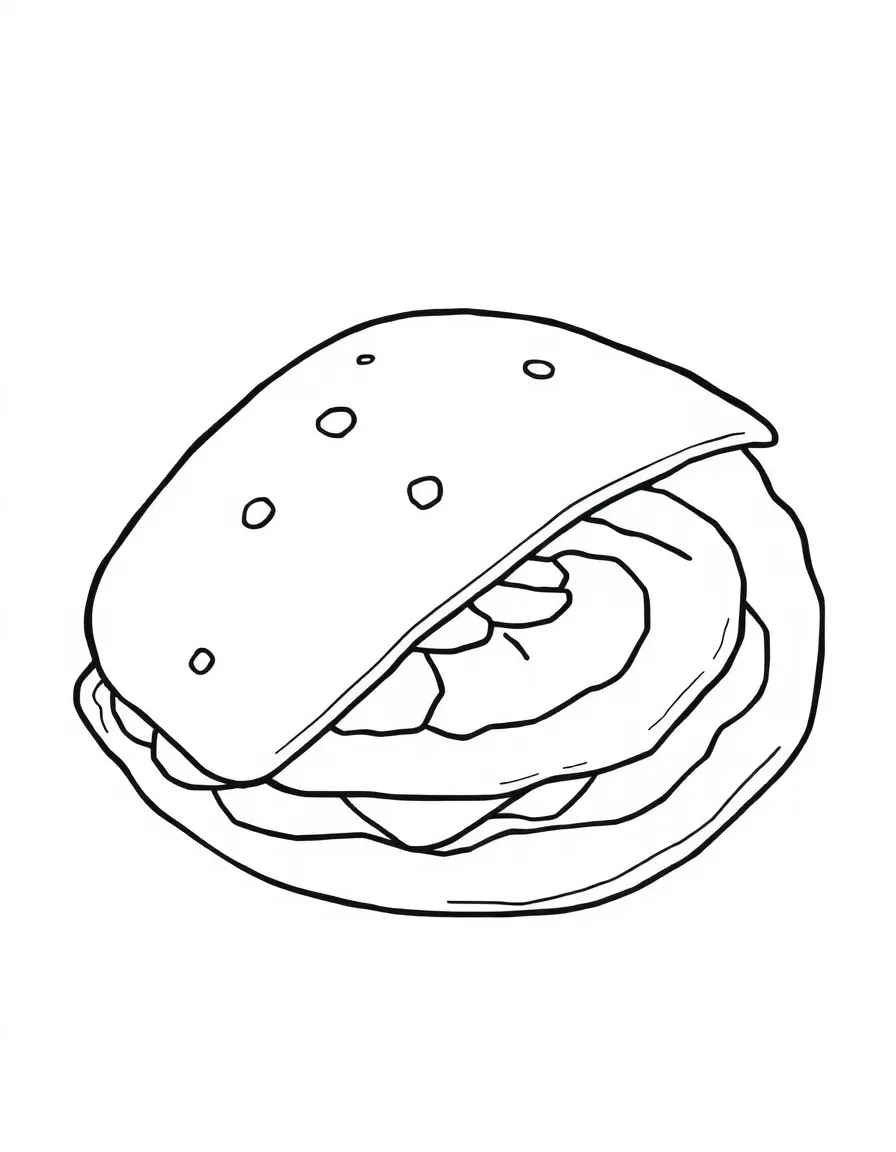 A pita bread