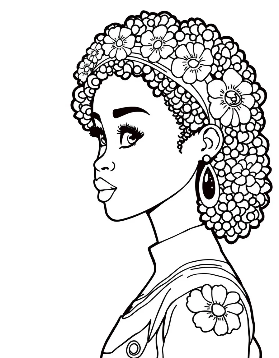 African American girl