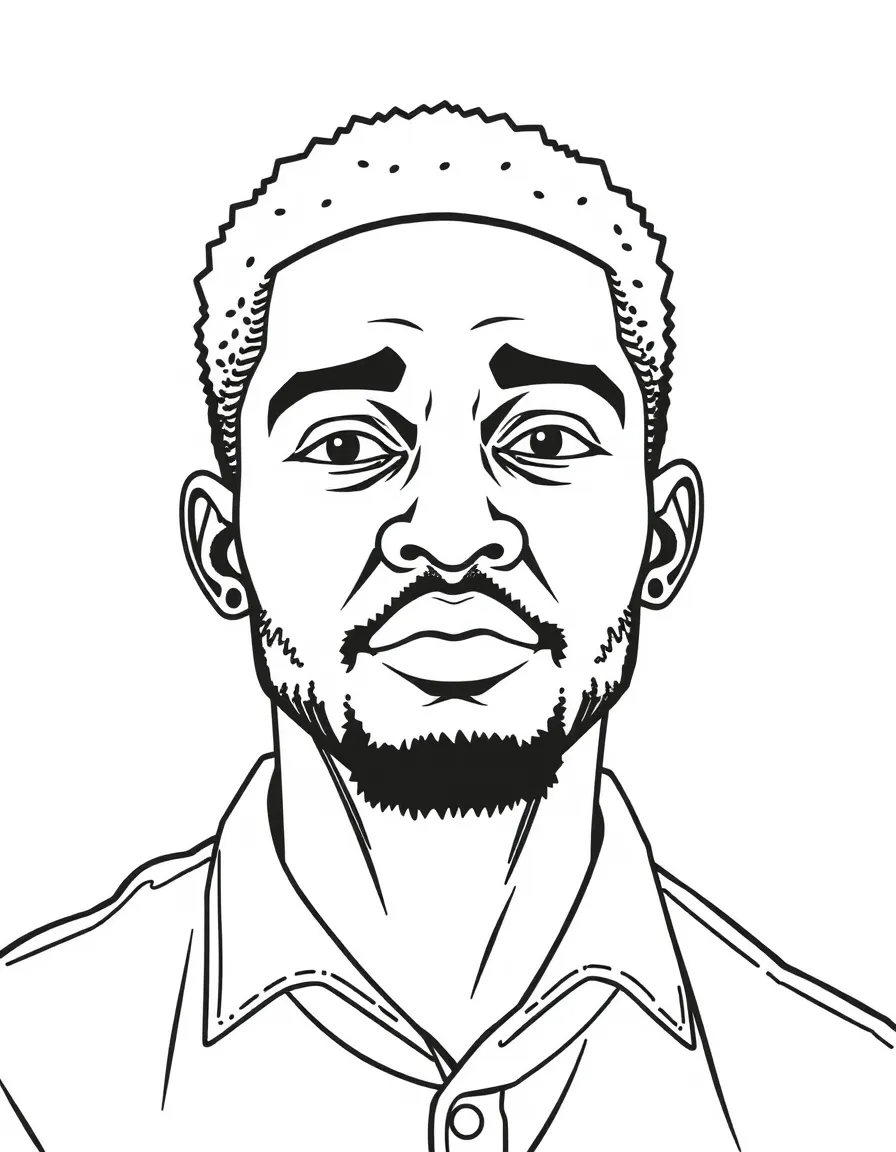 African American man