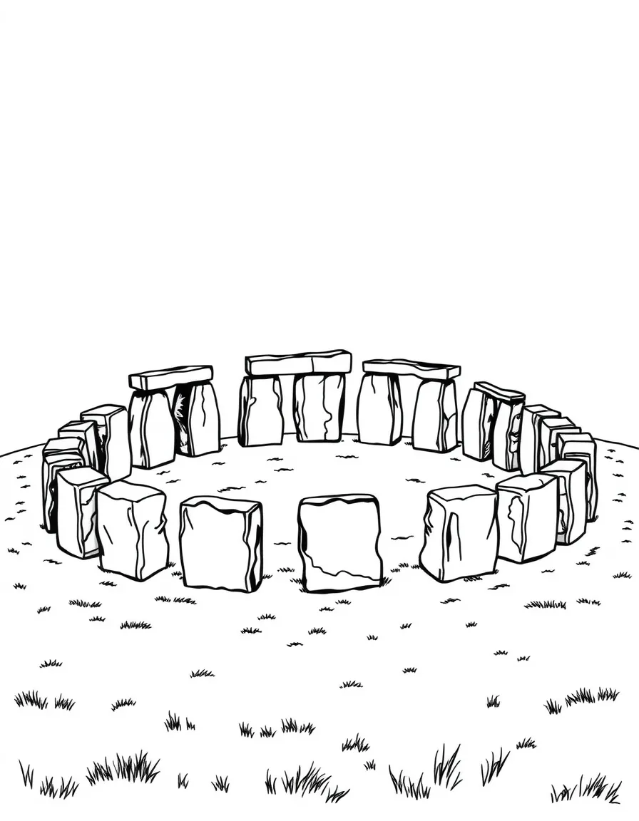 Stonehenge circle of ancient stones