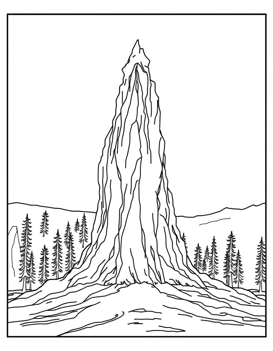 Yellowstone Old Faithful geyser erupting