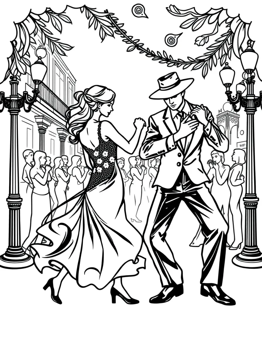 Argentina tango dancers in Buenos Aires