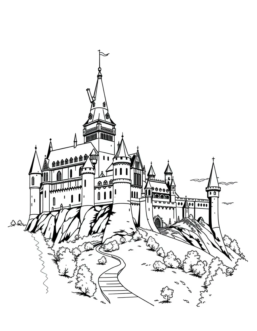 Romania Dracula castle in Transylvania