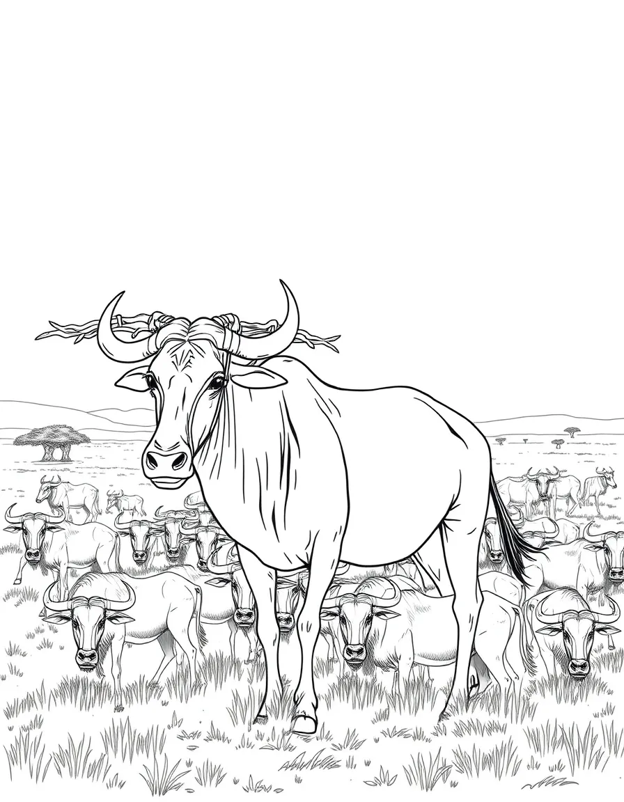 Tanzania Serengeti wildebeest migration