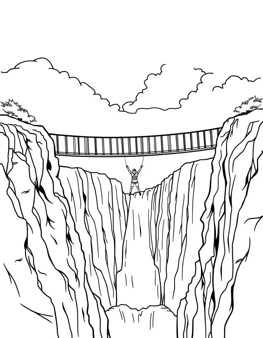 Zambia Victoria Falls bridge bungee jumping