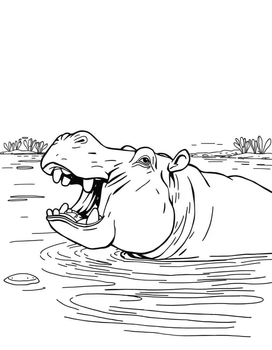 Gambia River Gambia hippo spotting