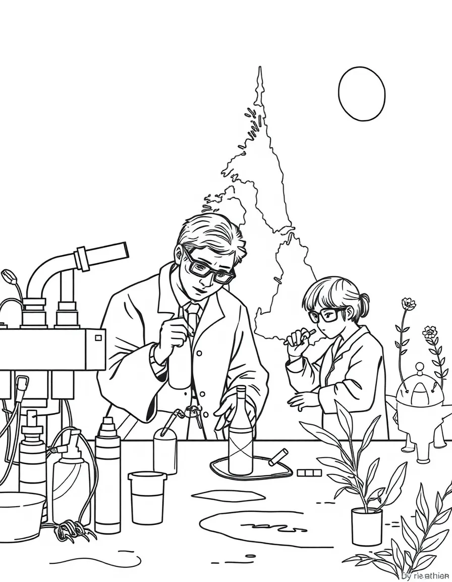 Middle Island research scientists at work