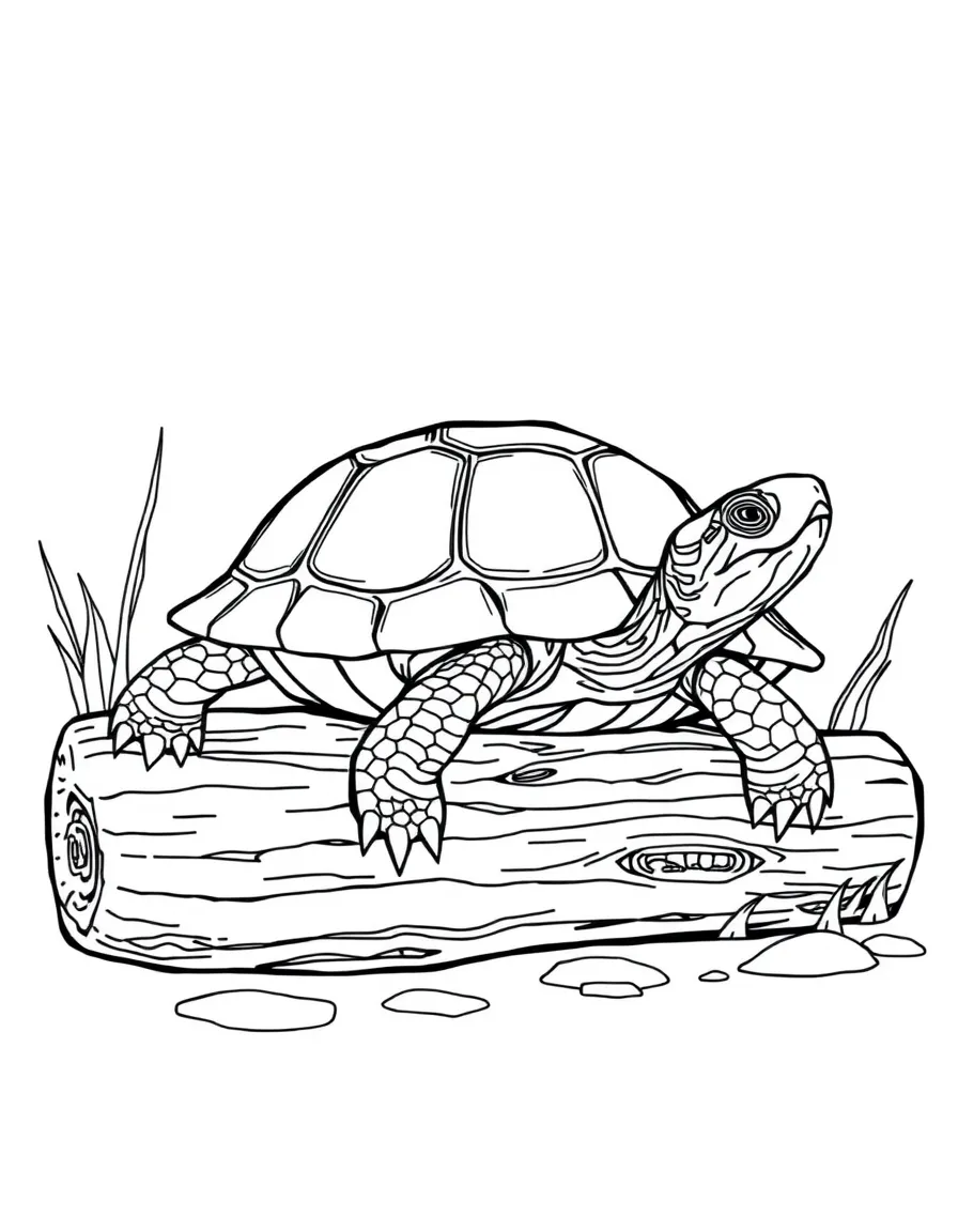 (Maryland) Maryland terrapins (diamondback turtle) on a log