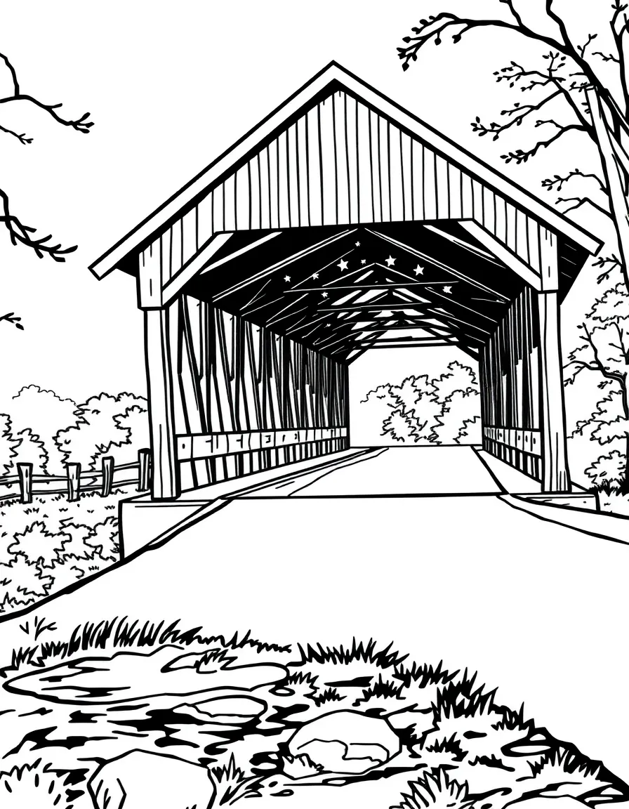 (Maryland) Susquehanna State Park covered bridge