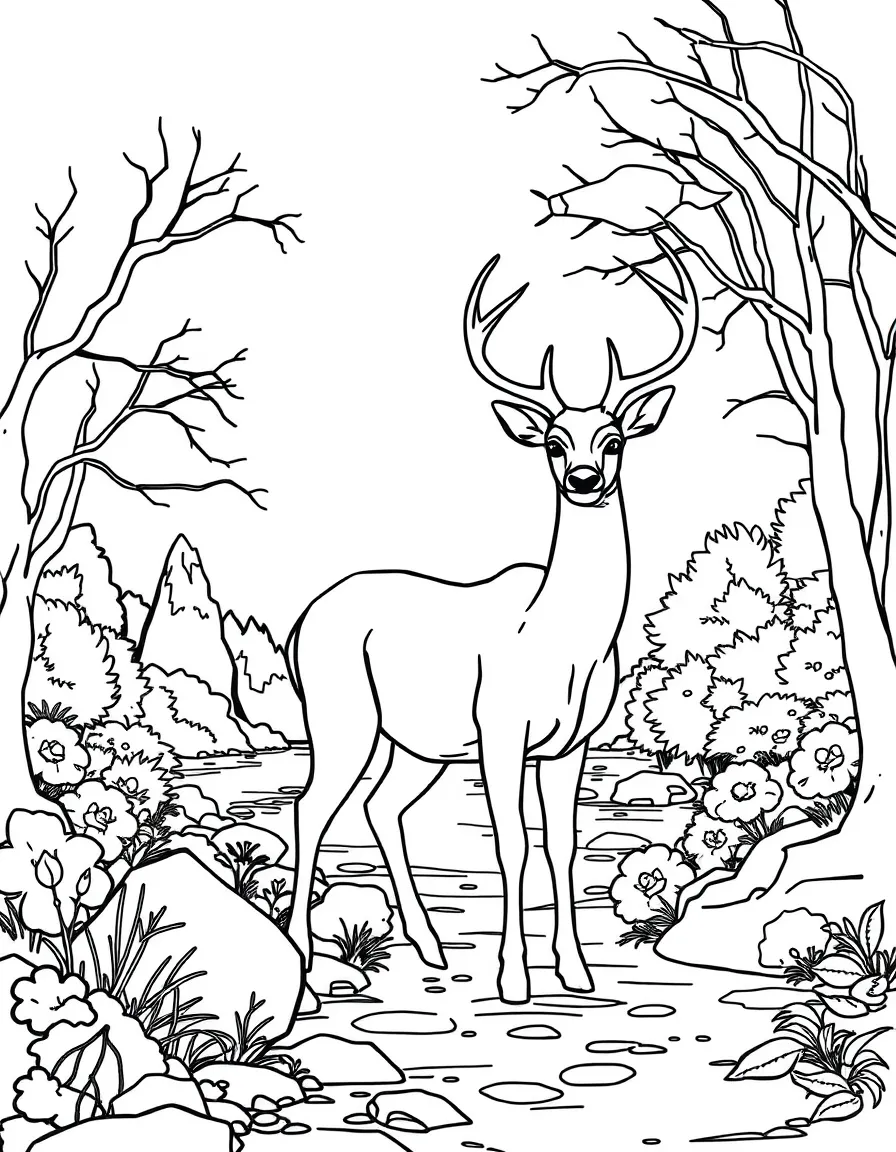 (Maryland) Rock Creek Park in Montgomery County with deer