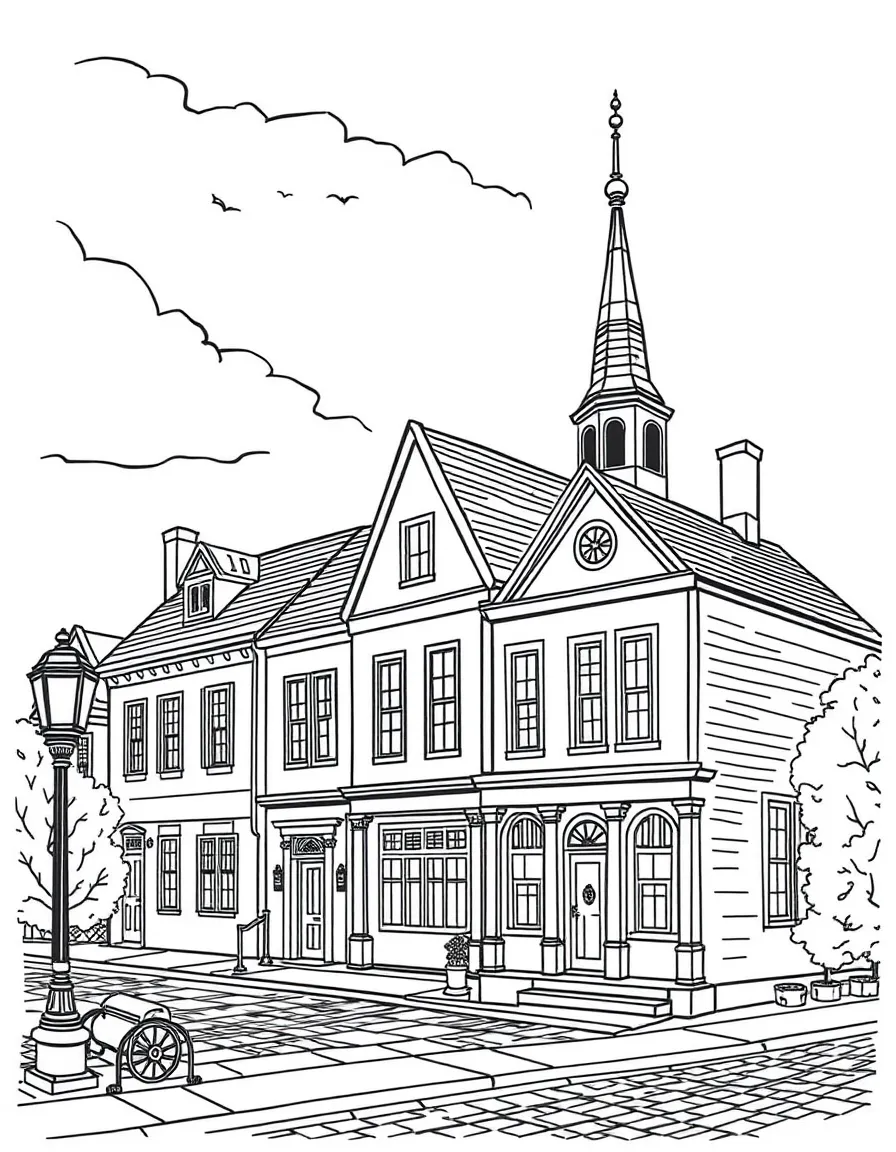 (Maryland) Historic St. (Maryland) Mary's City colonial buildings