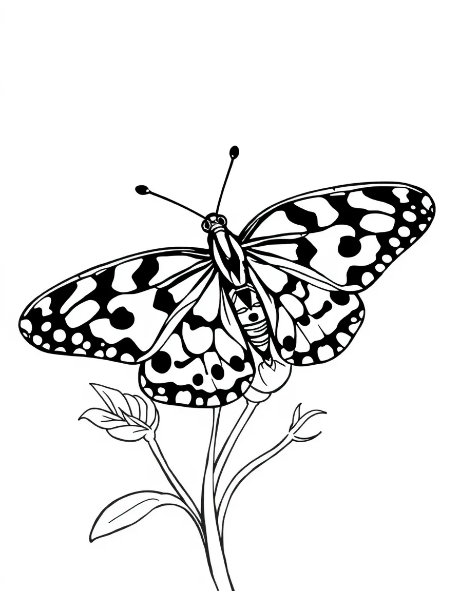 (Maryland) Maryland's state insect - Baltimore Checkerspot butterfly