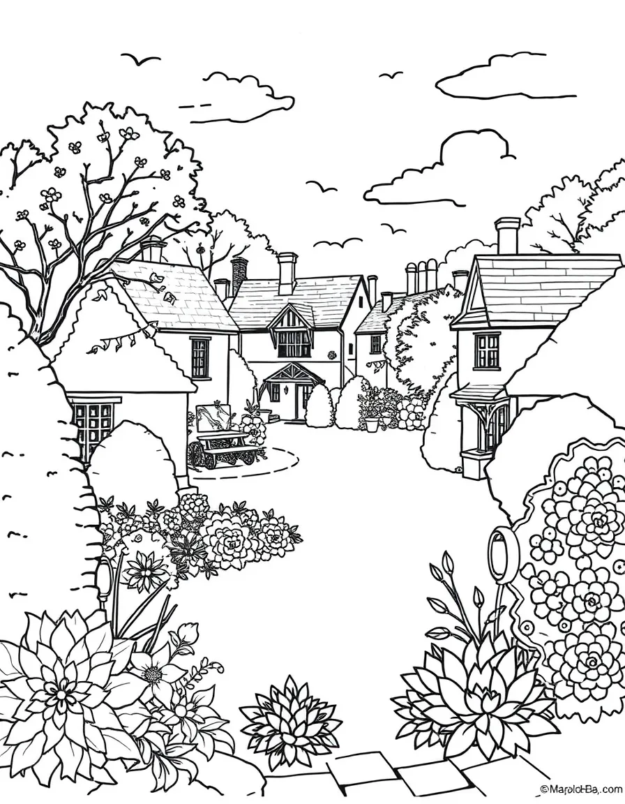 (Maryland) Historic London Town and Gardens colonial scene