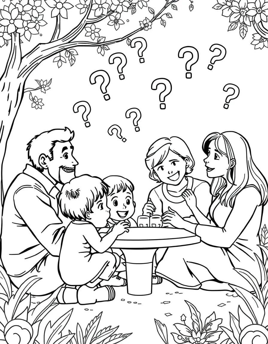 (family) Family playing 20 questions