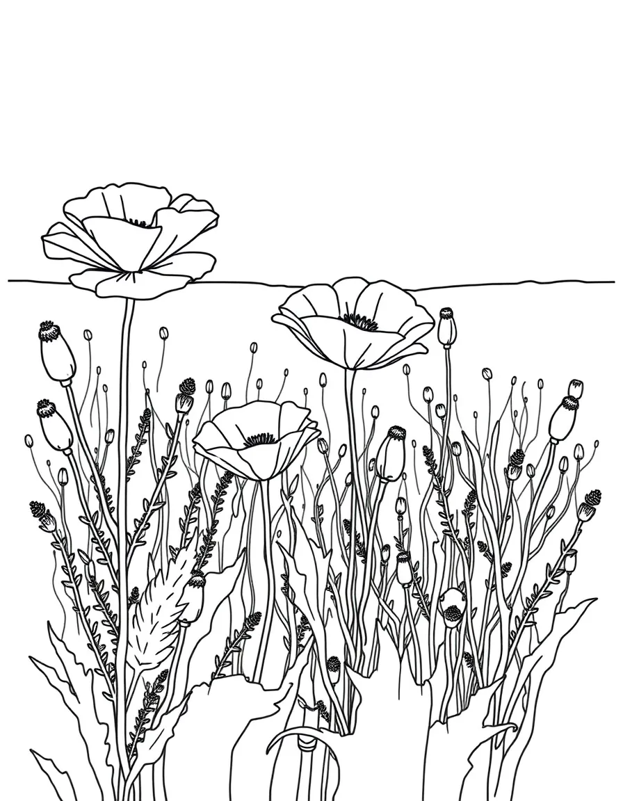(California) California poppy flowers in a field