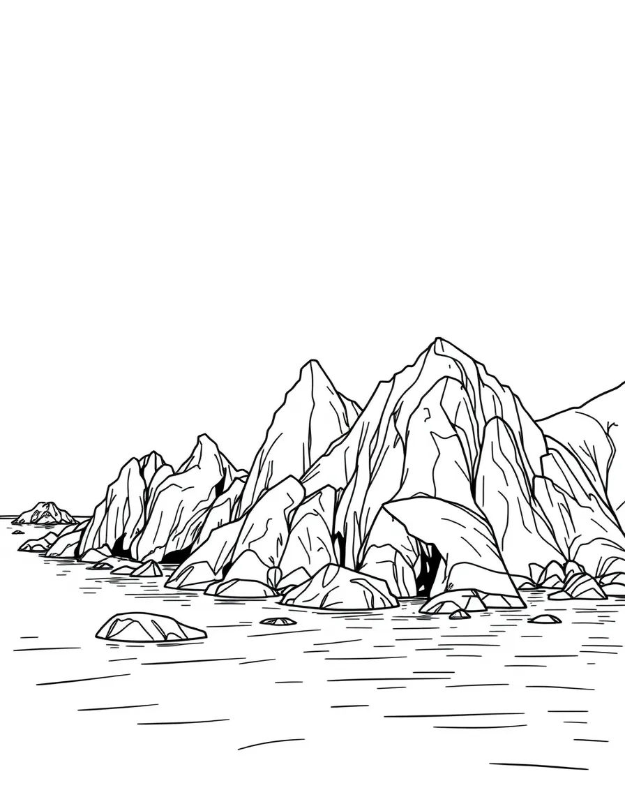 (California) Morro Bay's distinctive rock formation