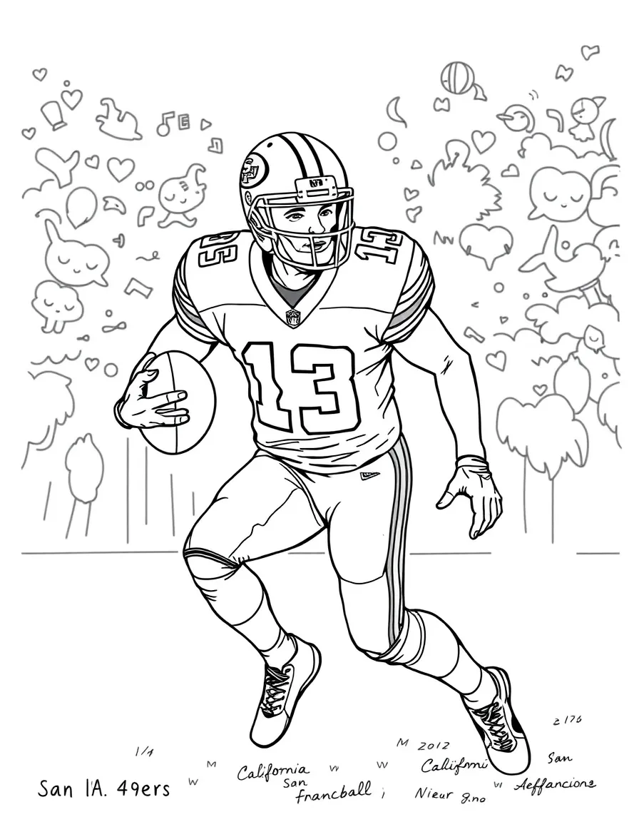 (California) San Francisco 49ers football player