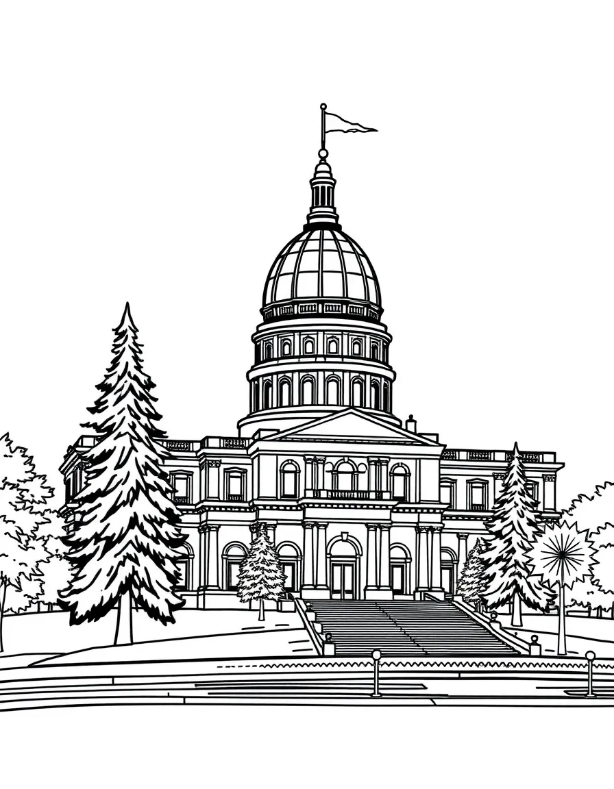 (California) California state capitol building in Sacramento