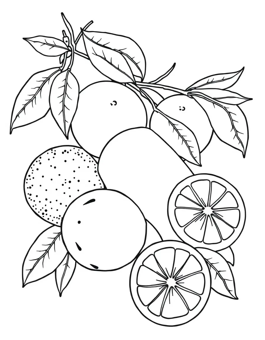 (California) California citrus fruit (oranges, lemons, limes)