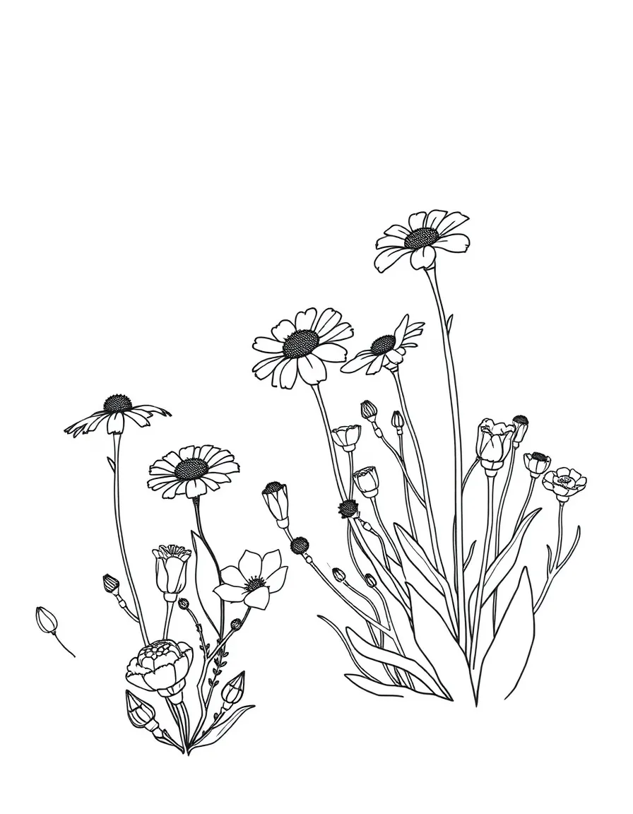 (California) Desert wildflowers blooming in spring