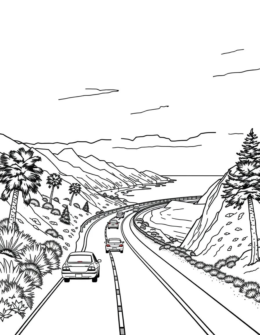 (California) Pacific Coast Highway scenic drive