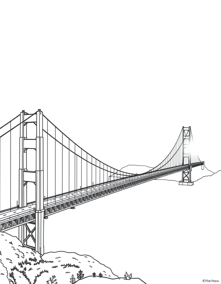 (California) Golden Gate Bridge in fog