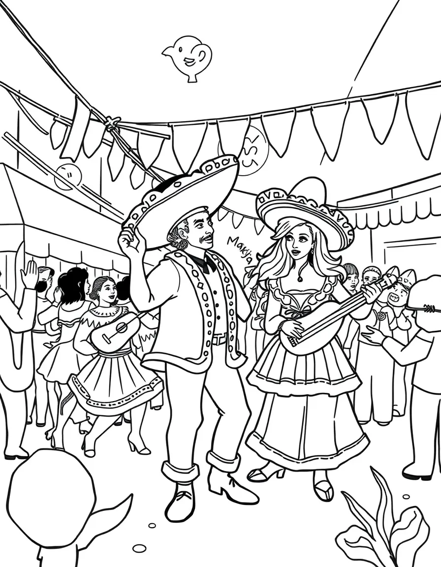 (Mexico) A simple Mexican carnival celebration