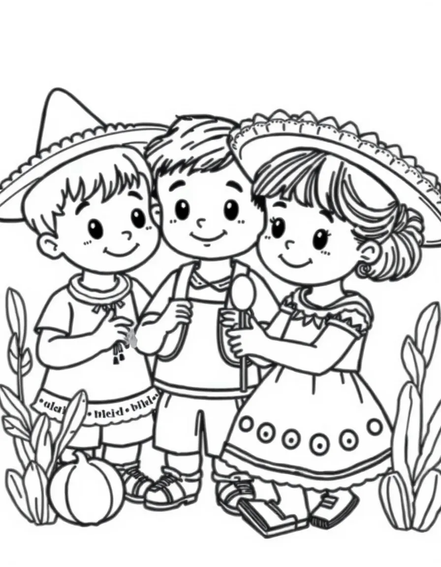 (Mexico) A simple Mexican school children playing