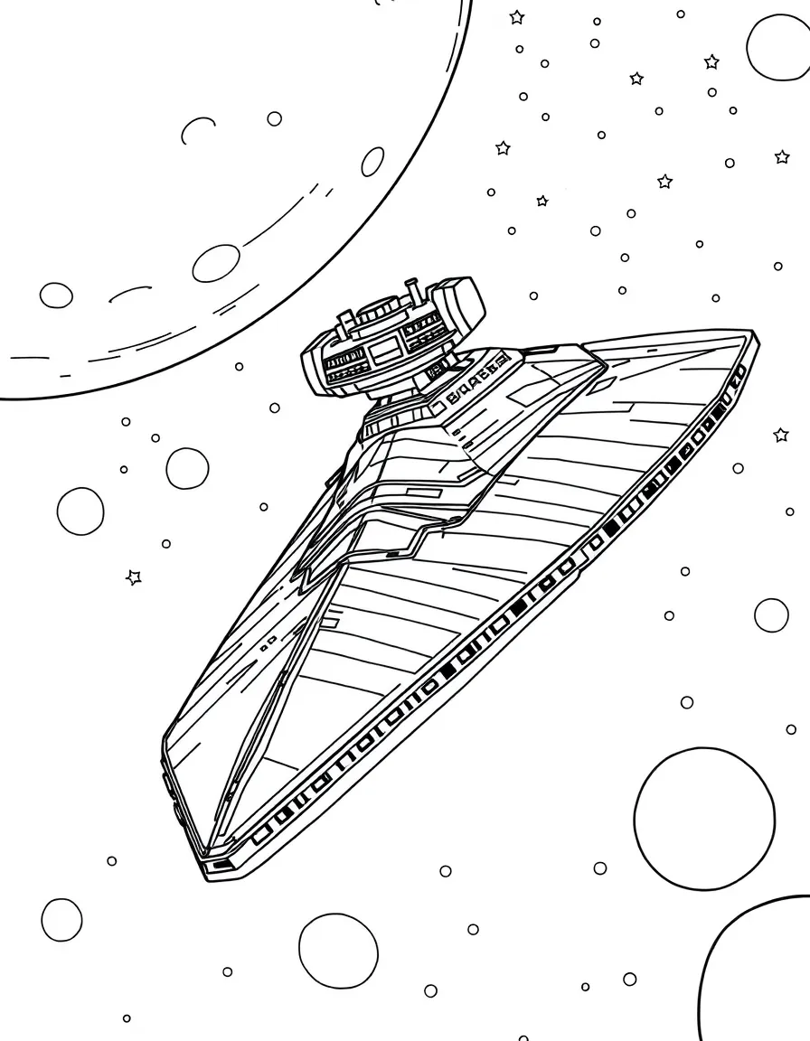 (Star Wars) A Star Destroyer in space