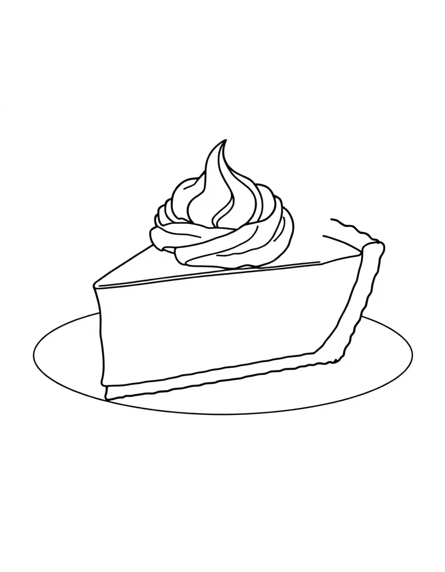 (Florida) Key lime pie with whipped cream