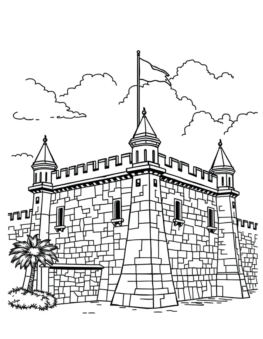(Florida) The Castillo de San Marcos fortress