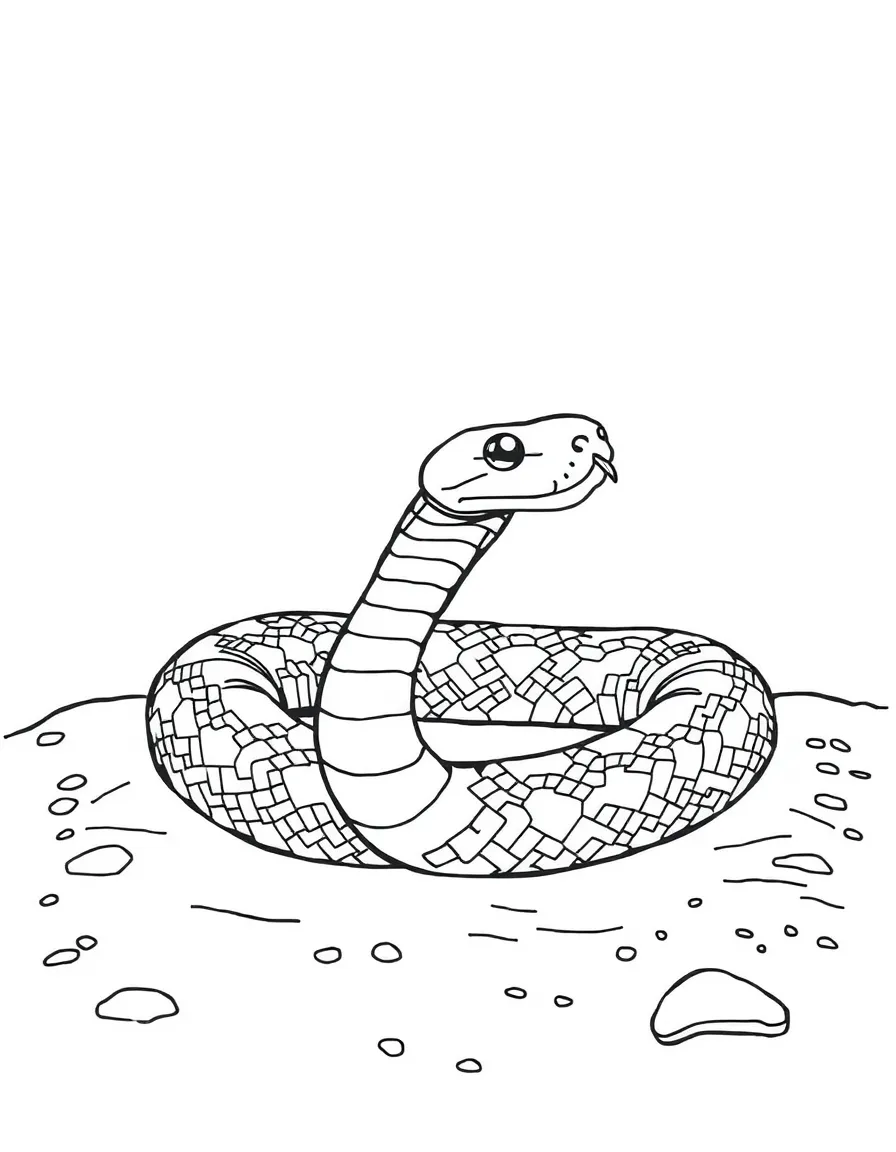 (Florida) A Florida pine snake in sandy soil