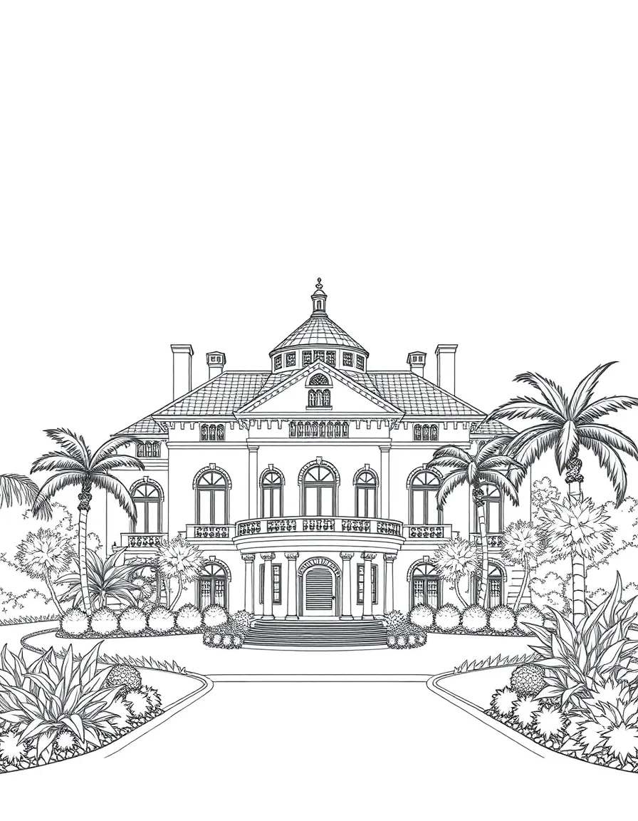 (Florida) The John and Mable Ringling mansion