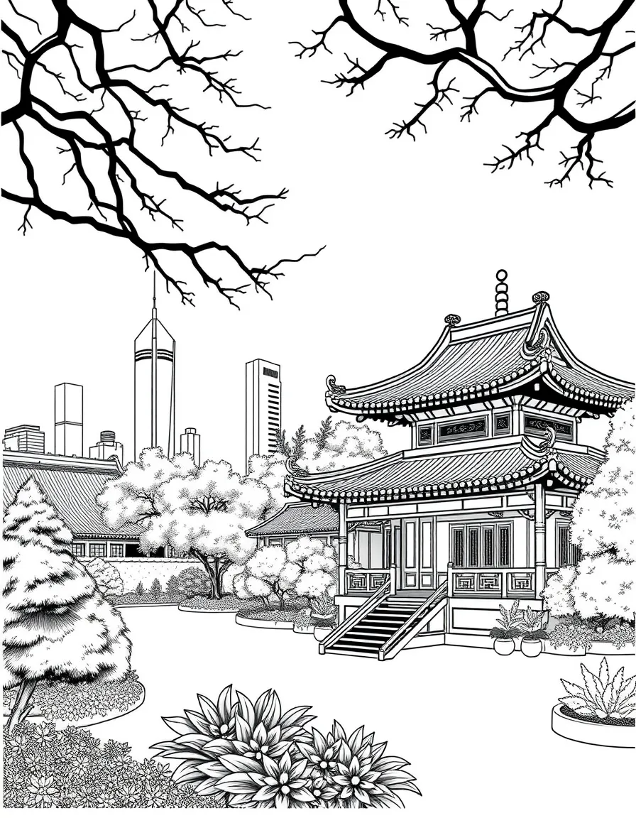 (Shanghai) Yu Garden traditional Chinese garden with pagoda